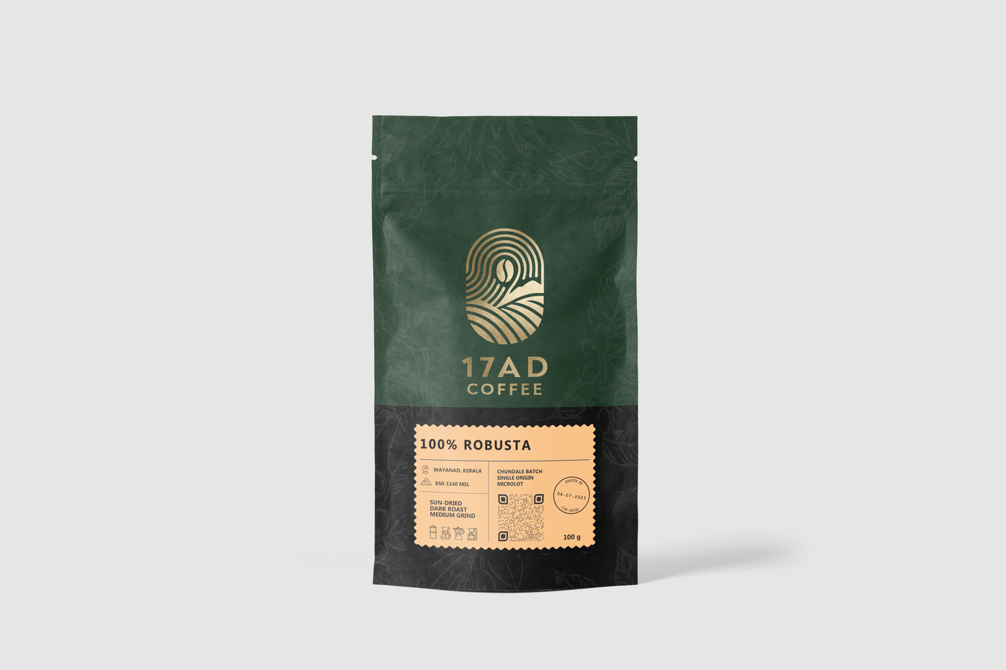100% Wayanad Robusta Microlot- 100g