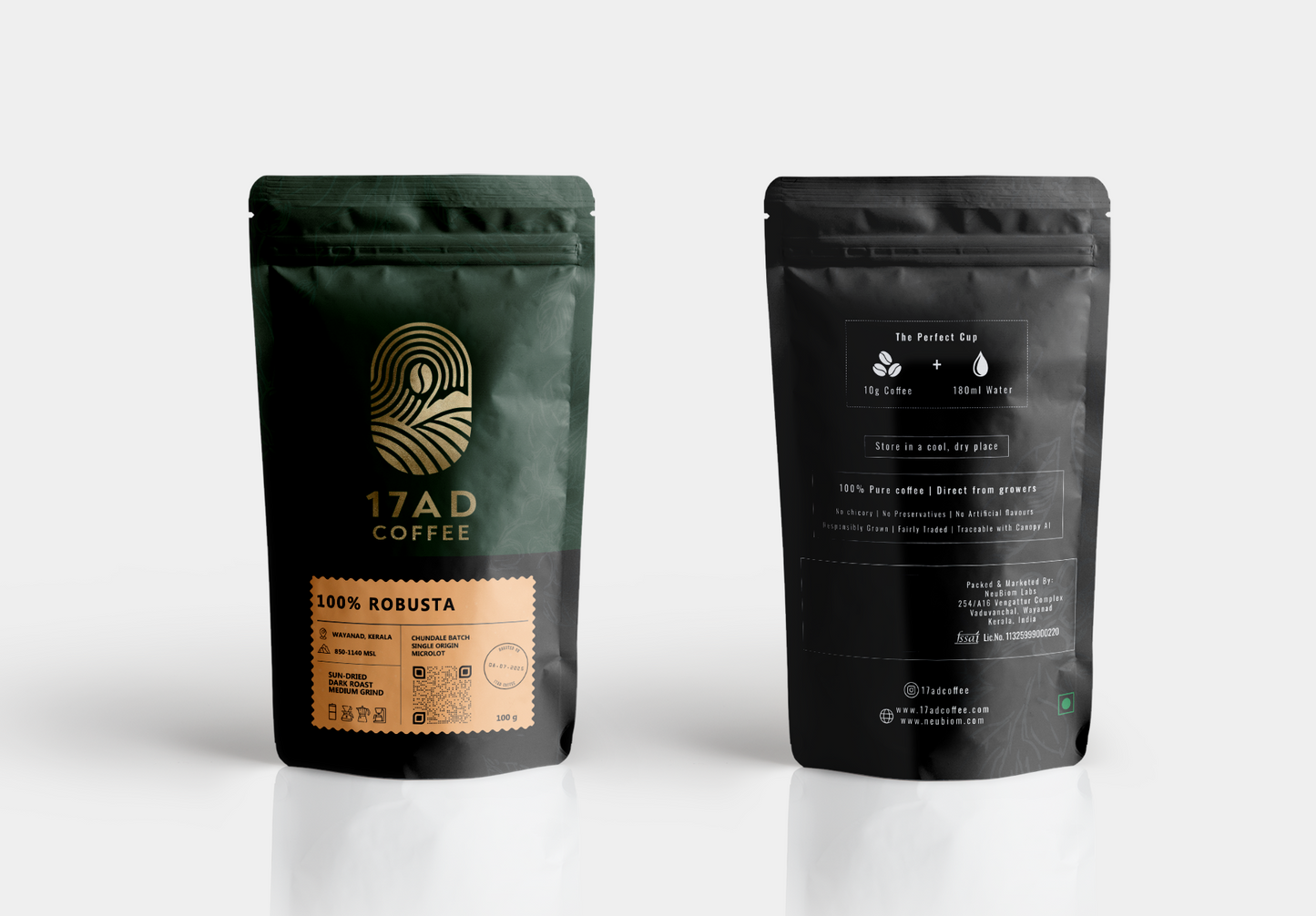100% Wayanad Robusta Microlot- 100g